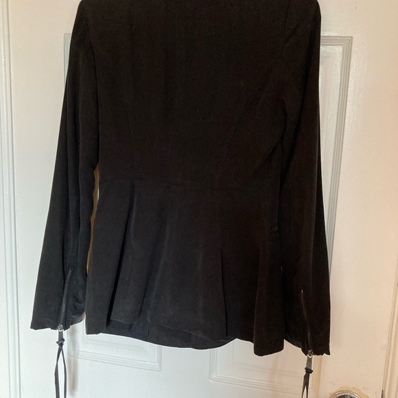 Diesel faux suede flared jacket - Picture 3 of 6